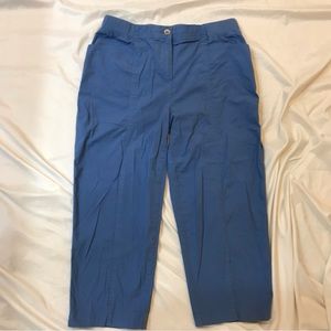 Chico’s Medium Capri Pants Blue Beautiful